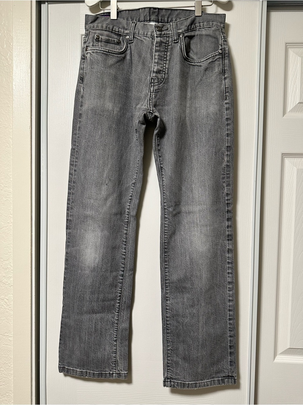 Patagonia Men's Gray Light Wash Straight Leg Jeans - Organic Cotton 30x30